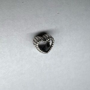 Authentic Pandora Beaded Open Heart Charm